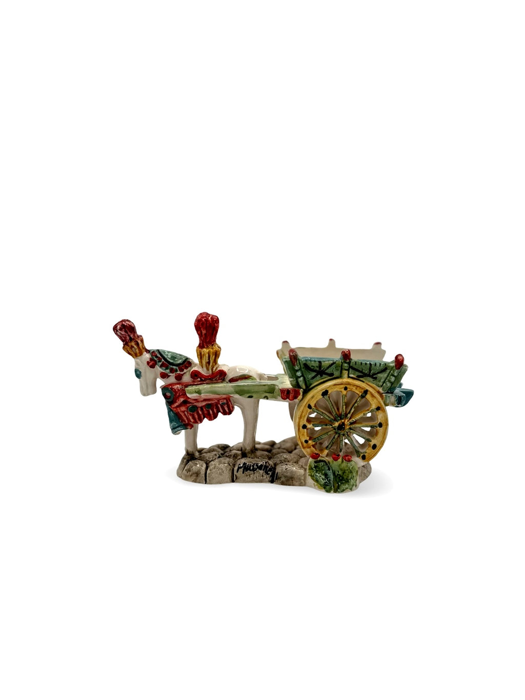 Carretto Siciliano Piccolo in Ceramica