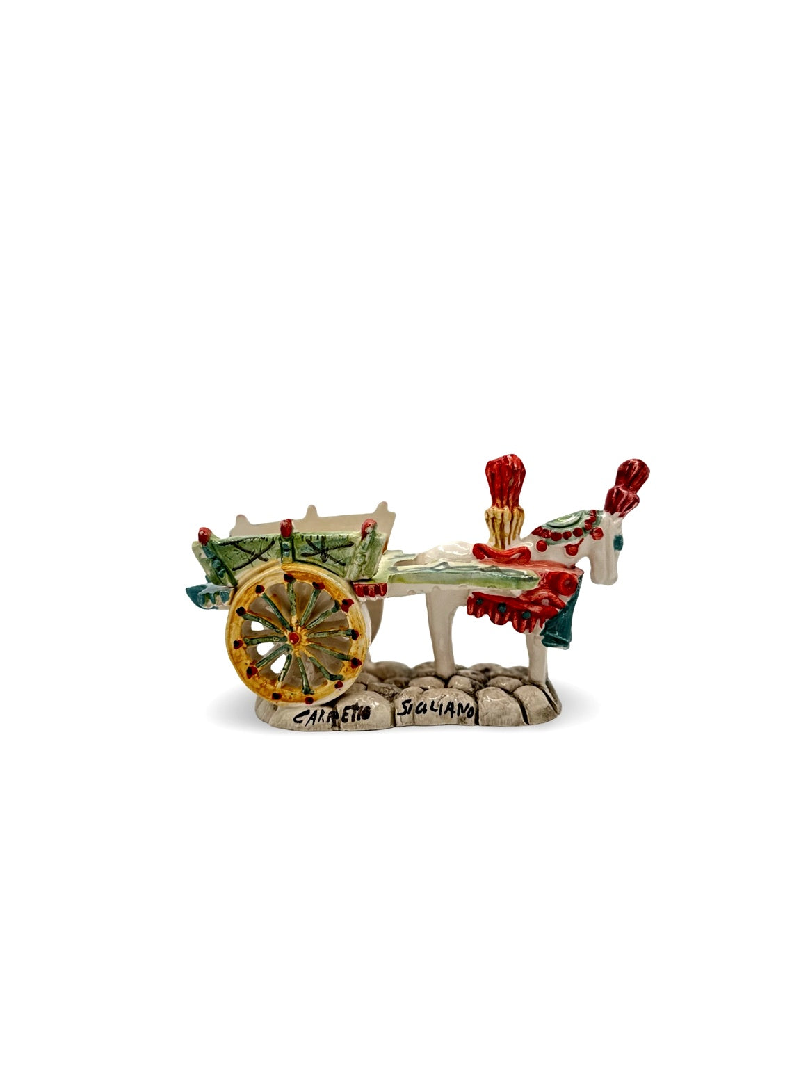 Carretto Siciliano Piccolo in Ceramica